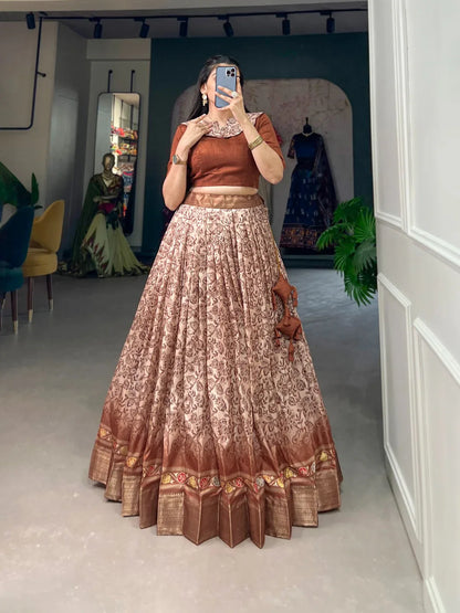 Party Wear Dola Silk Lehenga Choli