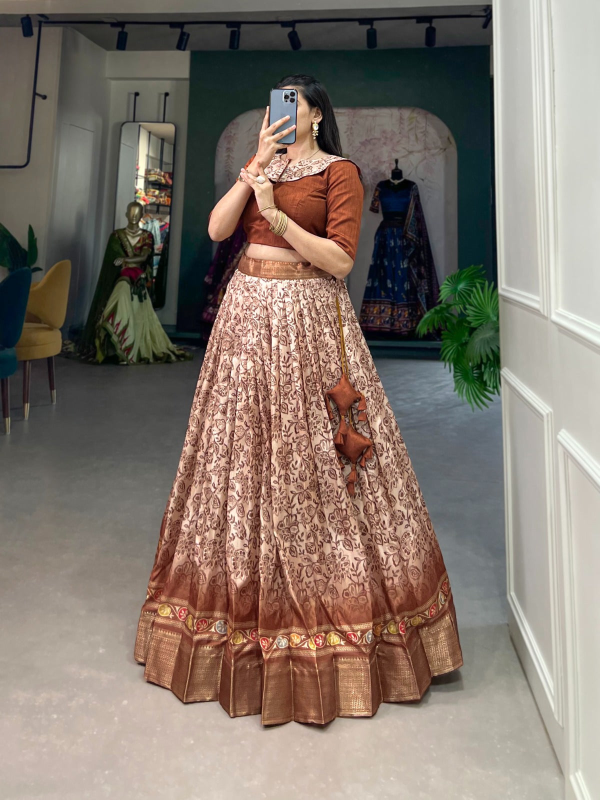 Party Wear Dola Silk Lehenga Choli