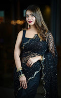 Georgette Sequanc Saree