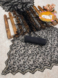 Georgette Sequanc Saree