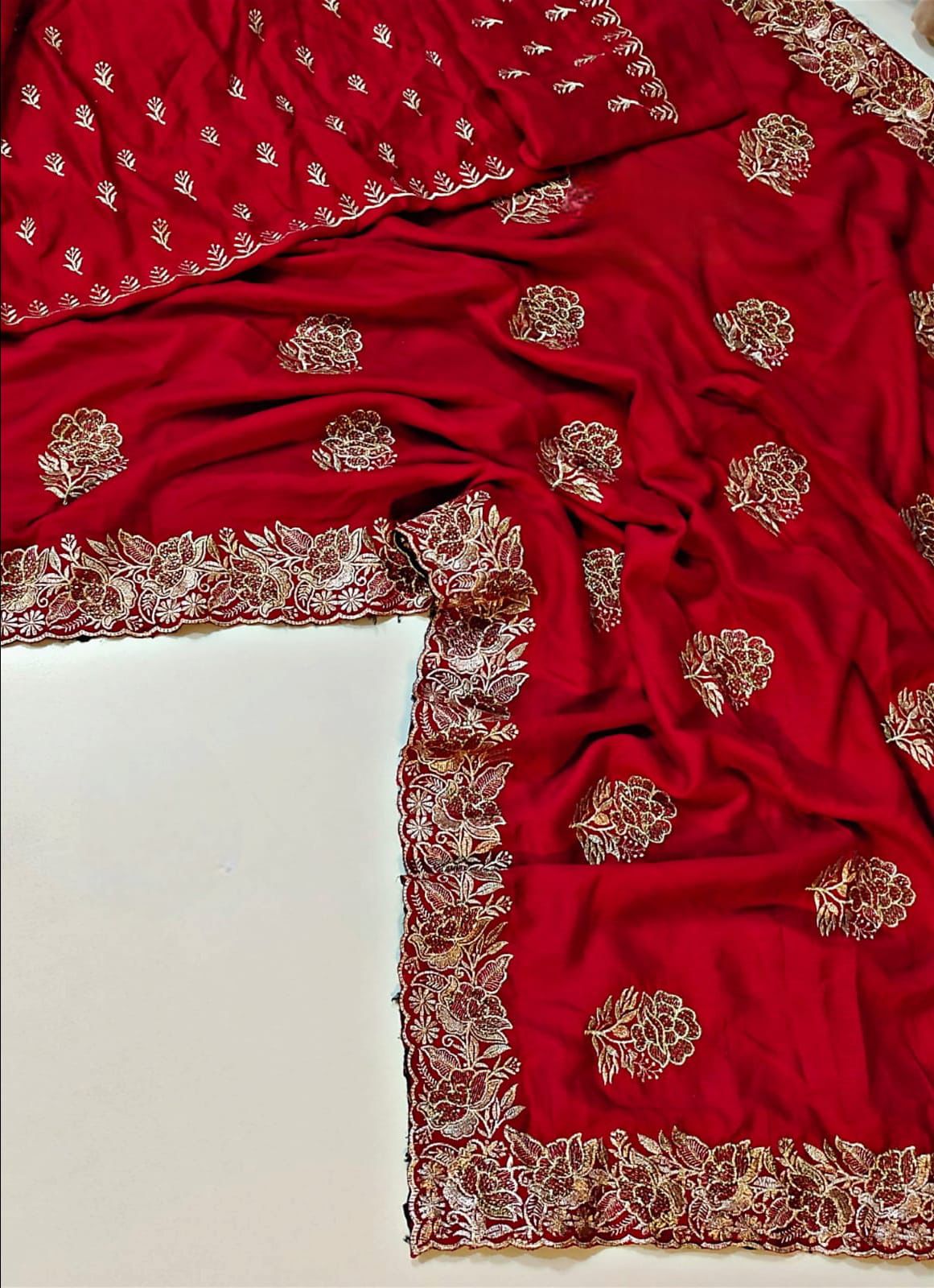 Georgette Sequanc Saree