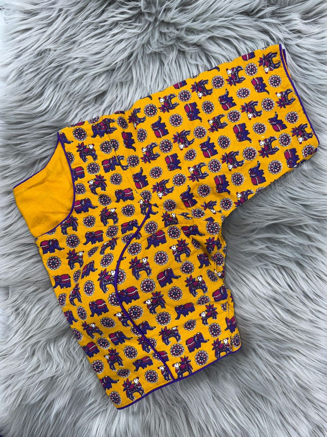 Cotton Kalamkari Print Blouse