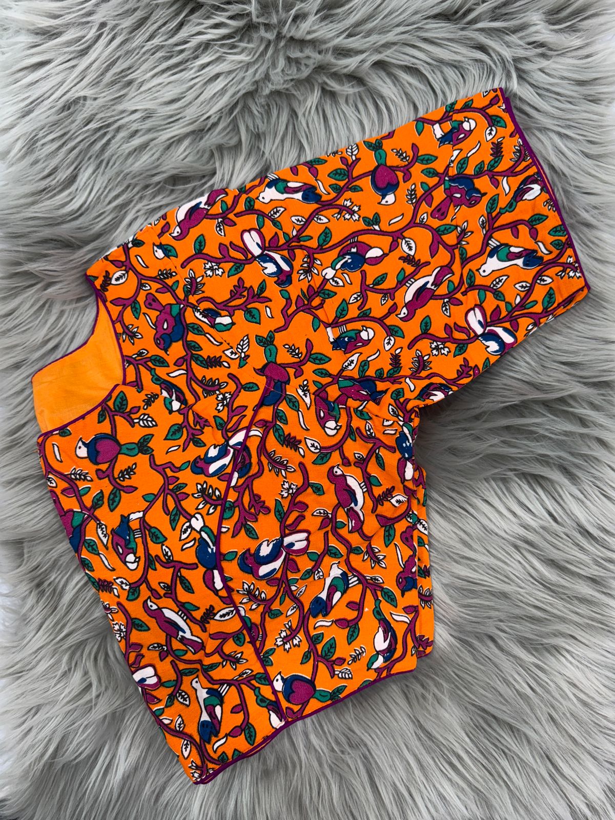 Cotton Kalamkari Print Blouse