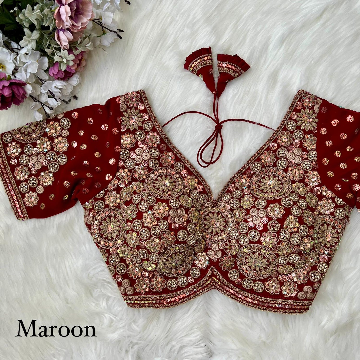 Bridal Sequins Blouse