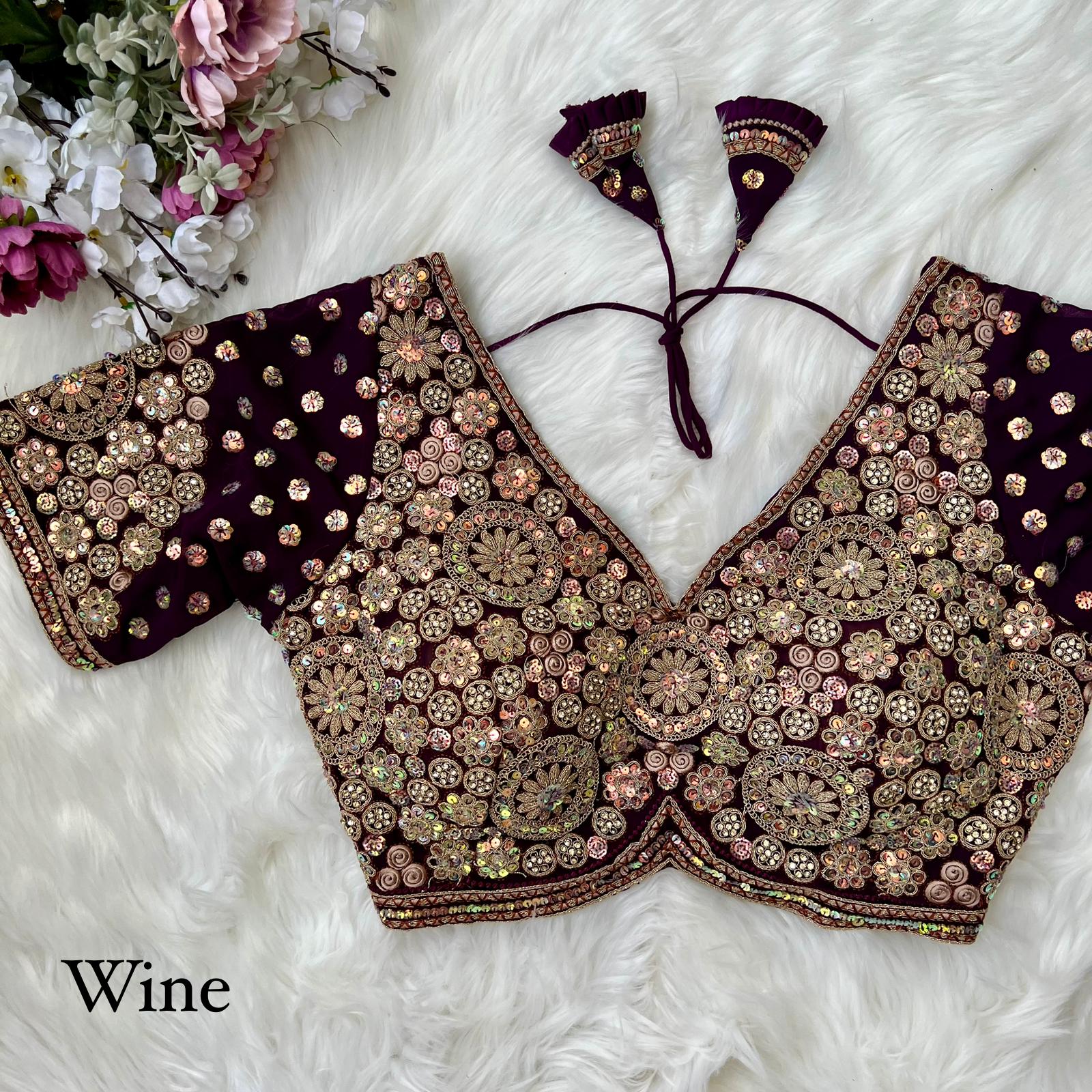 Bridal Sequins Blouse