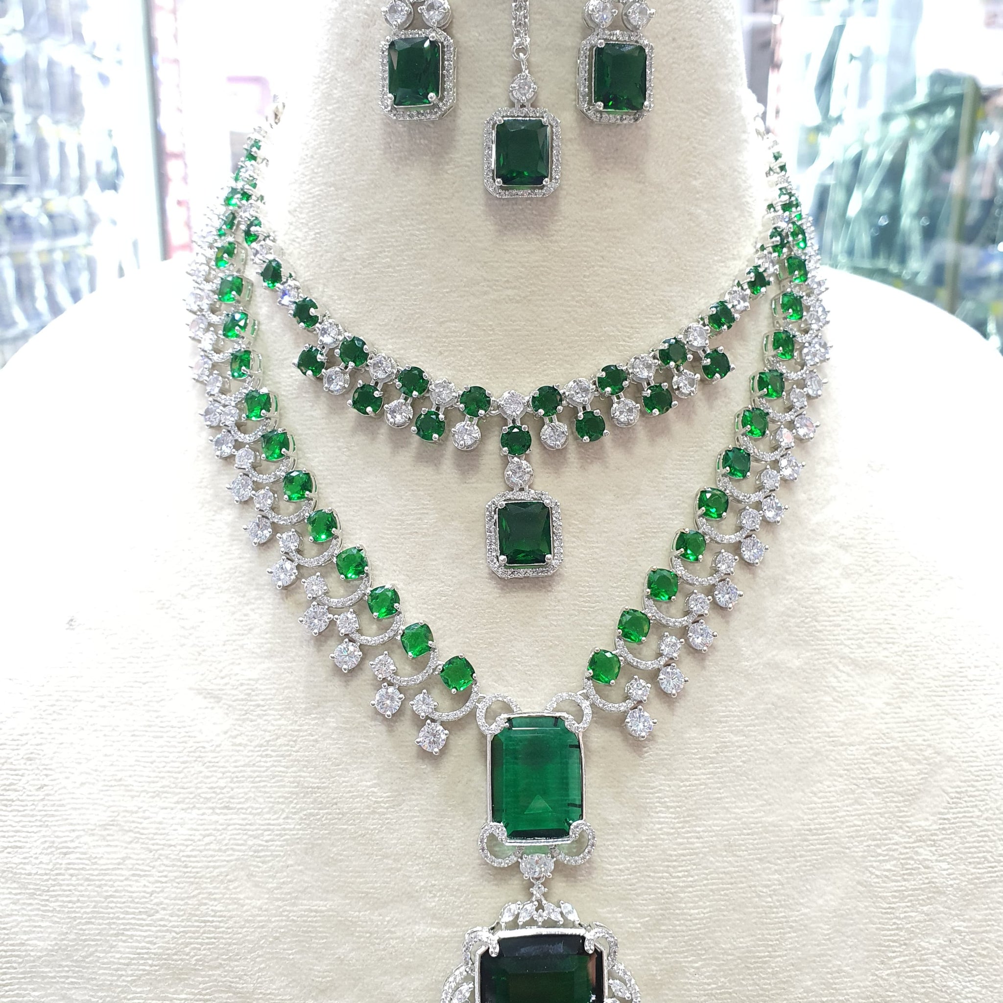 american diamond necklace Set