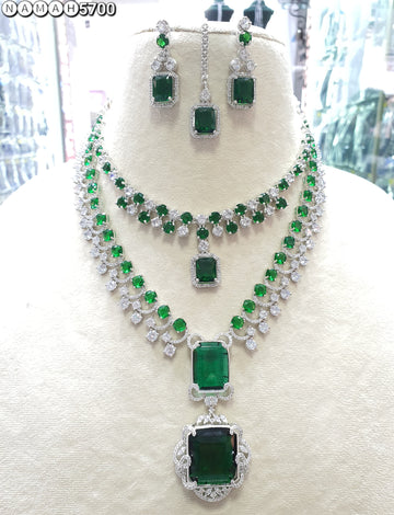 american diamond necklace Set