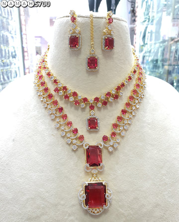 american diamond necklace Set