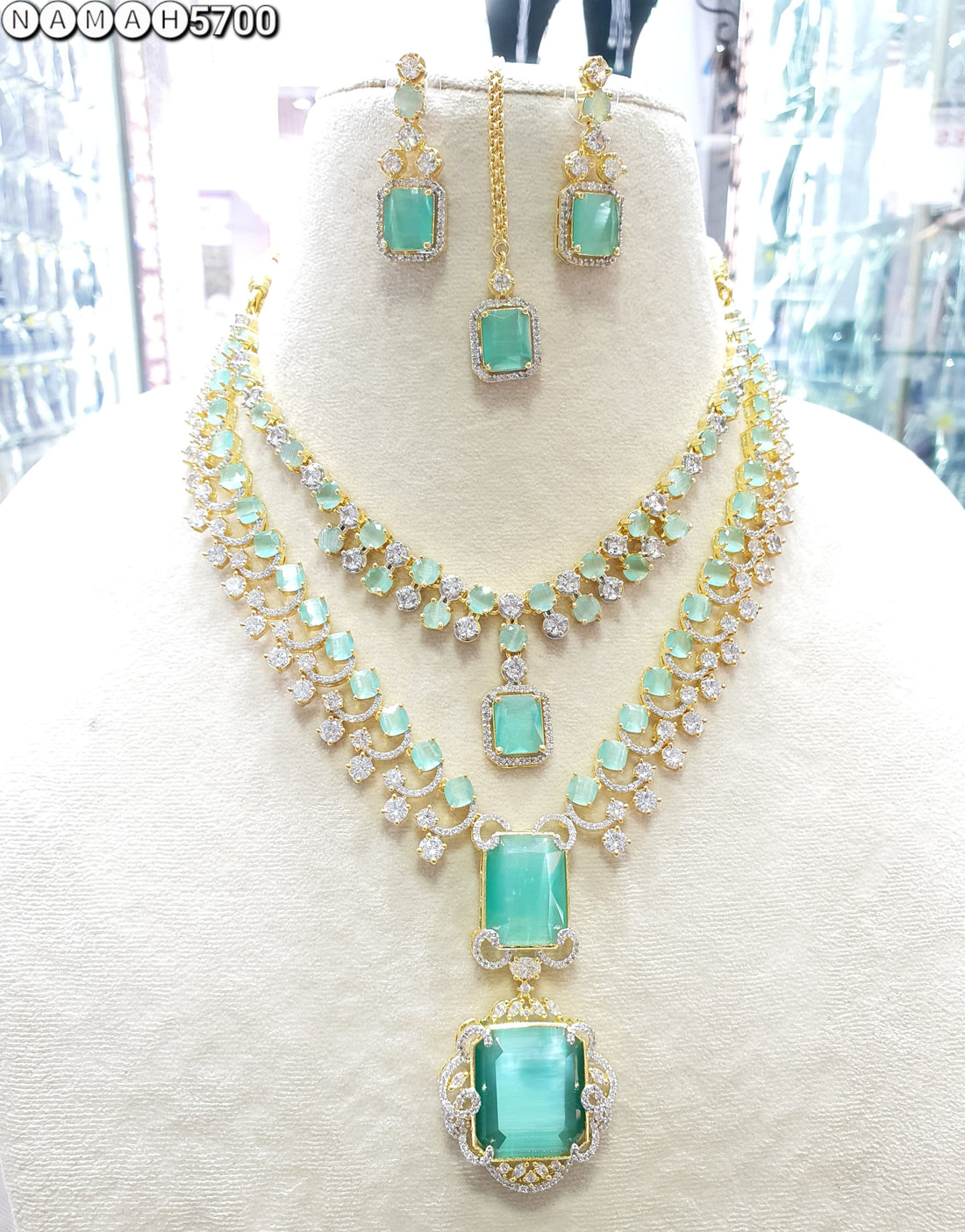 american diamond necklace Set
