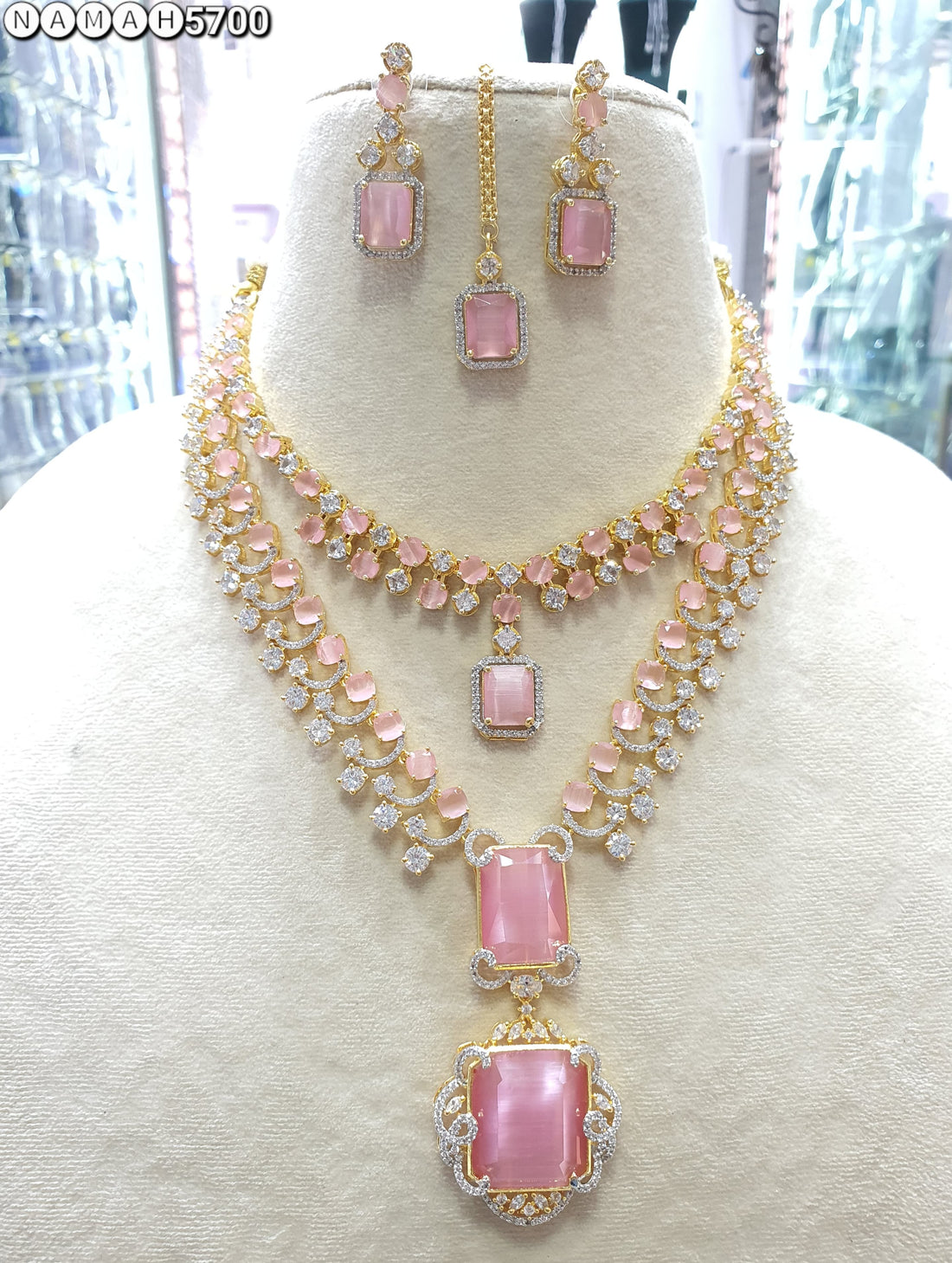 american diamond necklace Set