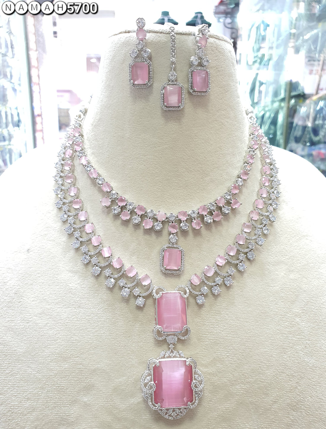 american diamond necklace Set
