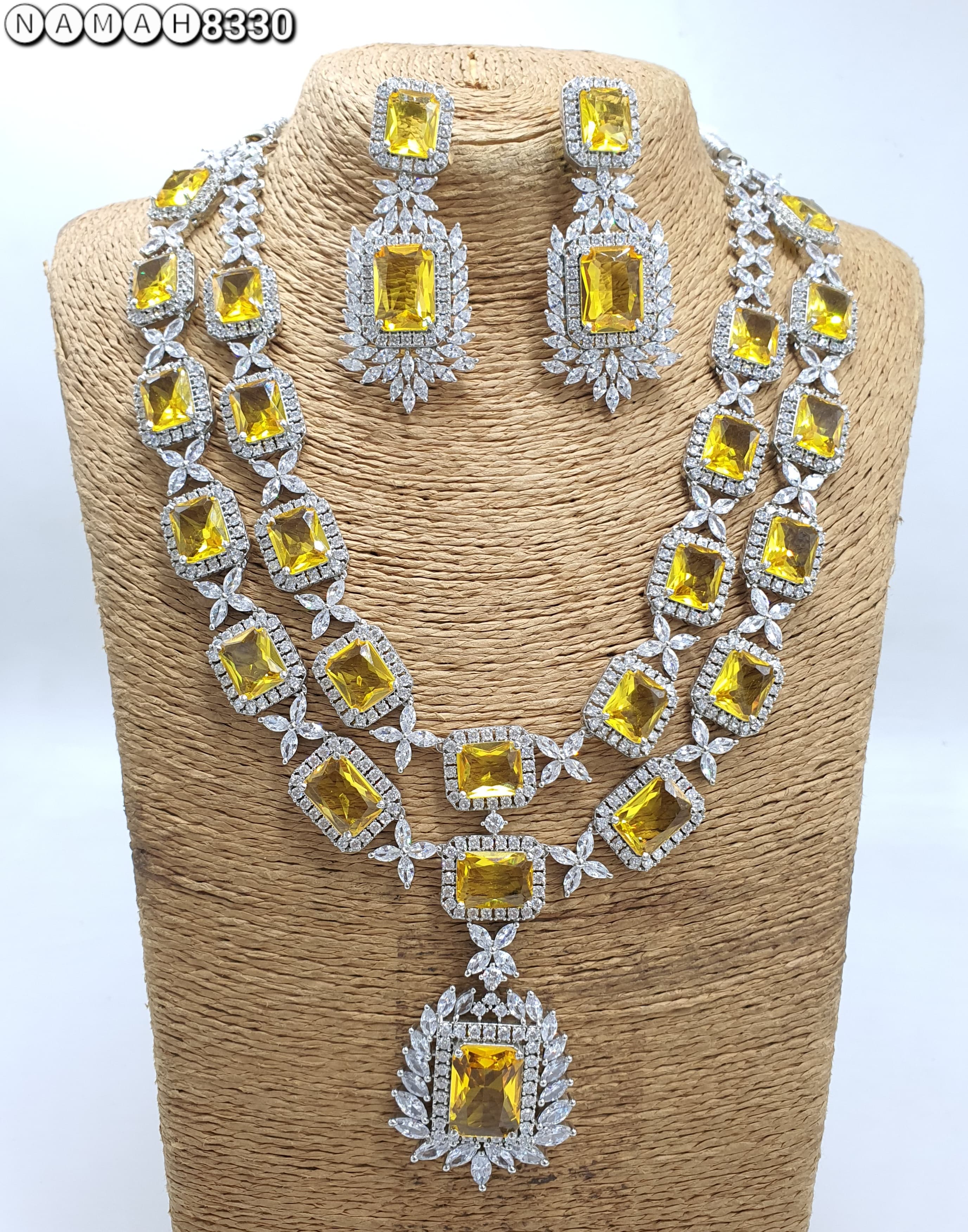american diamond necklace Set