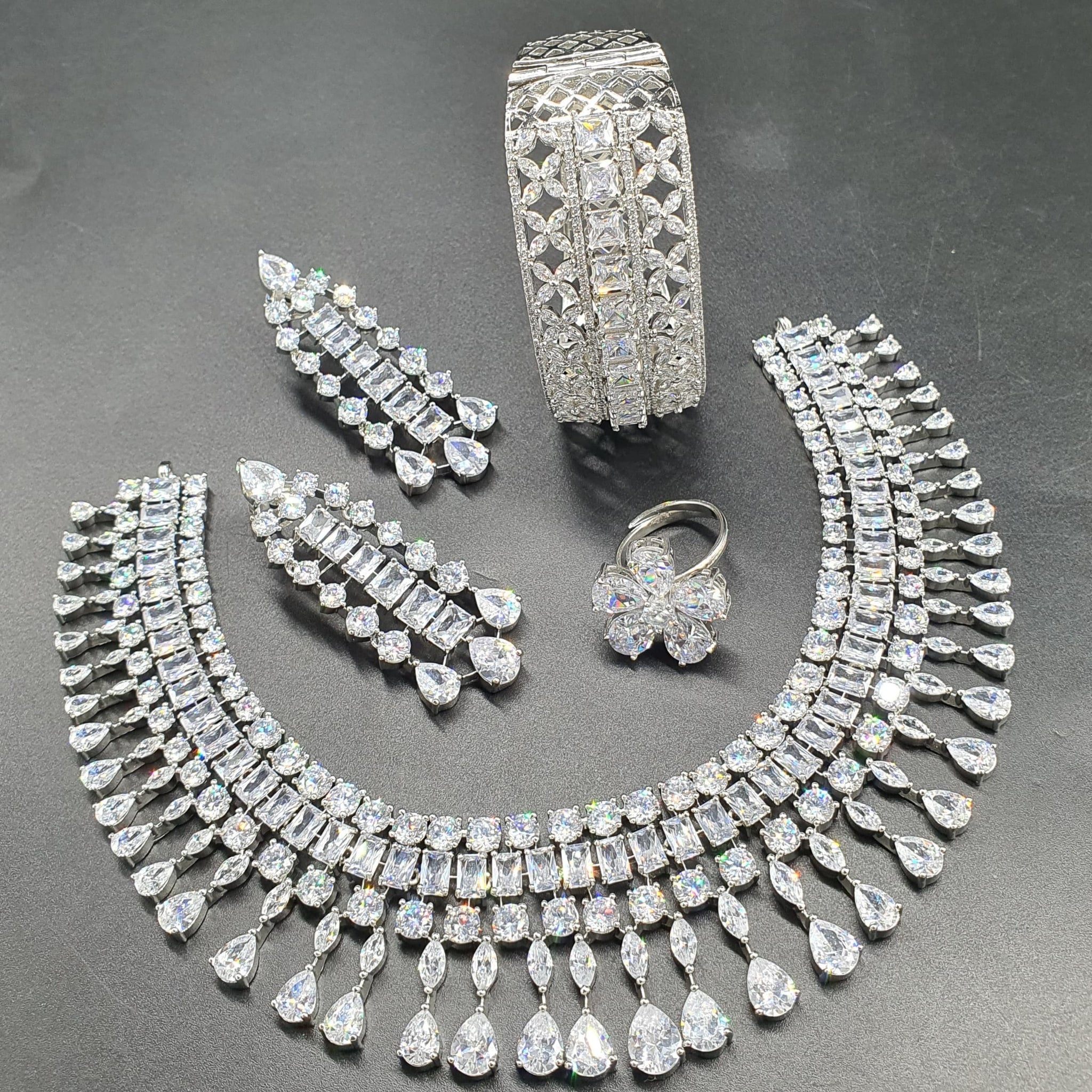 american diamond necklace Set