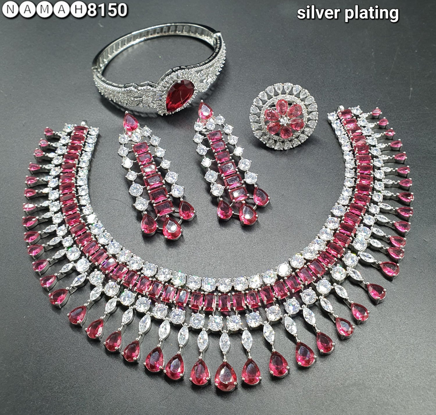 american diamond necklace Set