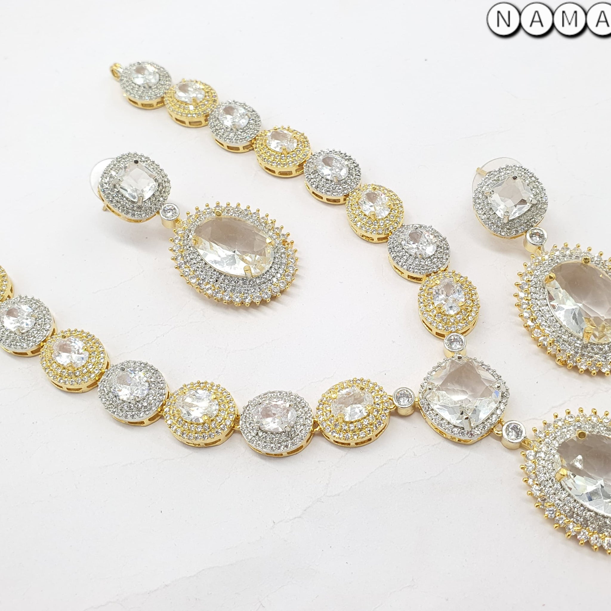american diamond necklace Set