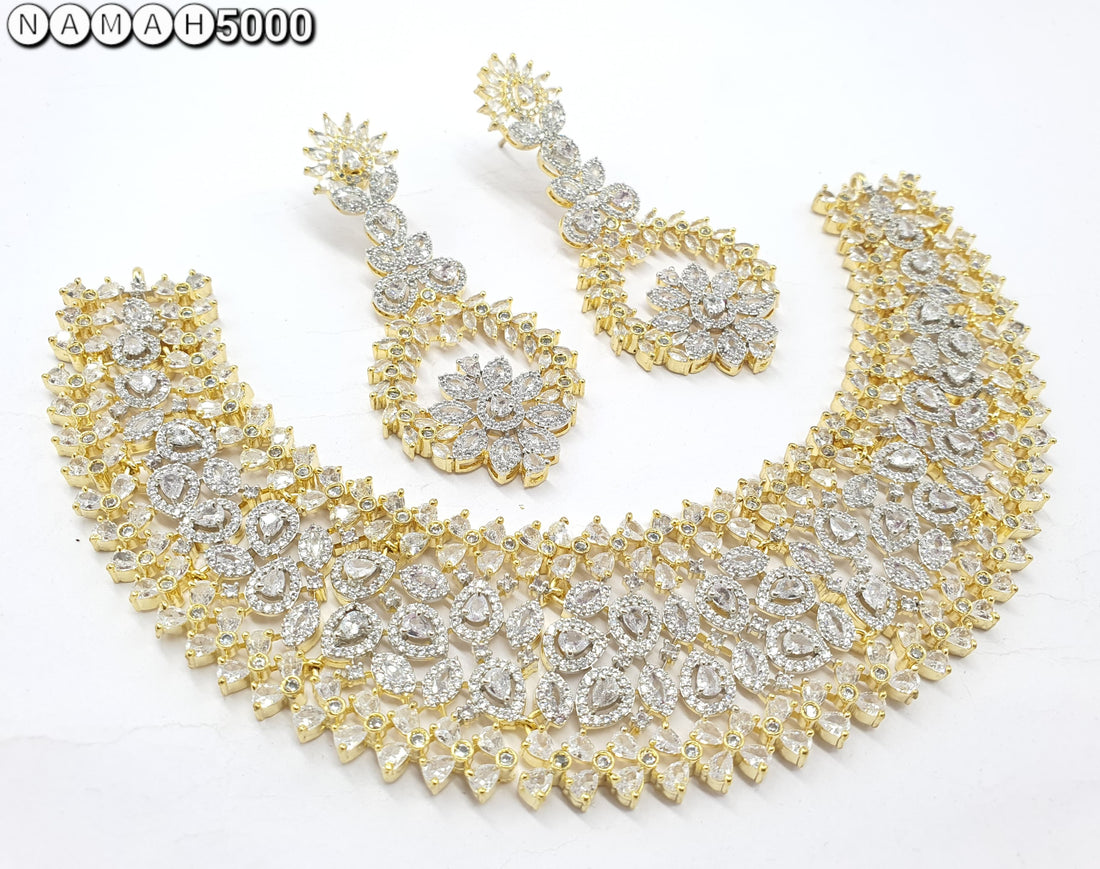 american diamond necklace Set