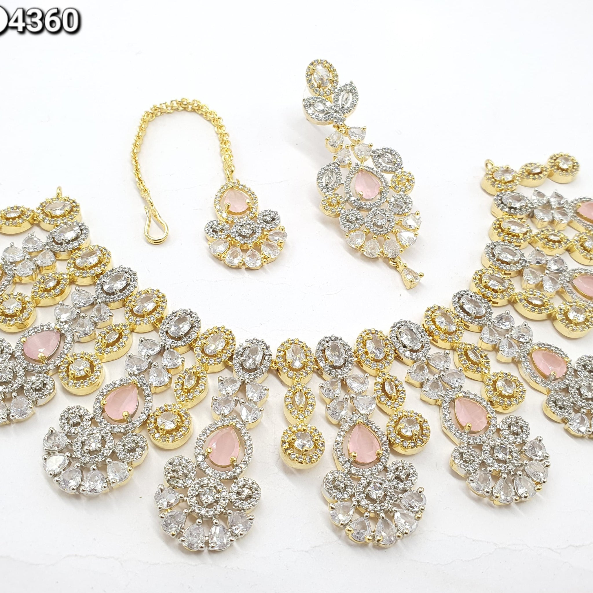 american diamond necklace Set