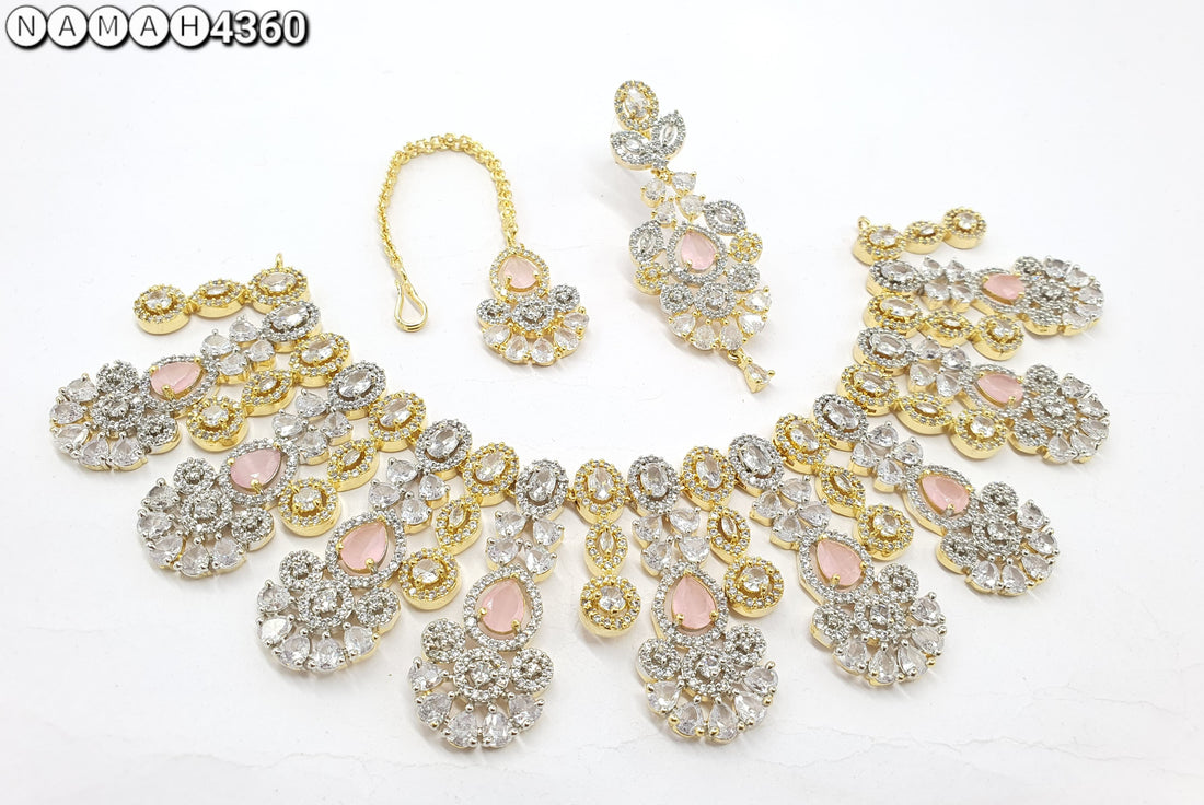 american diamond necklace Set