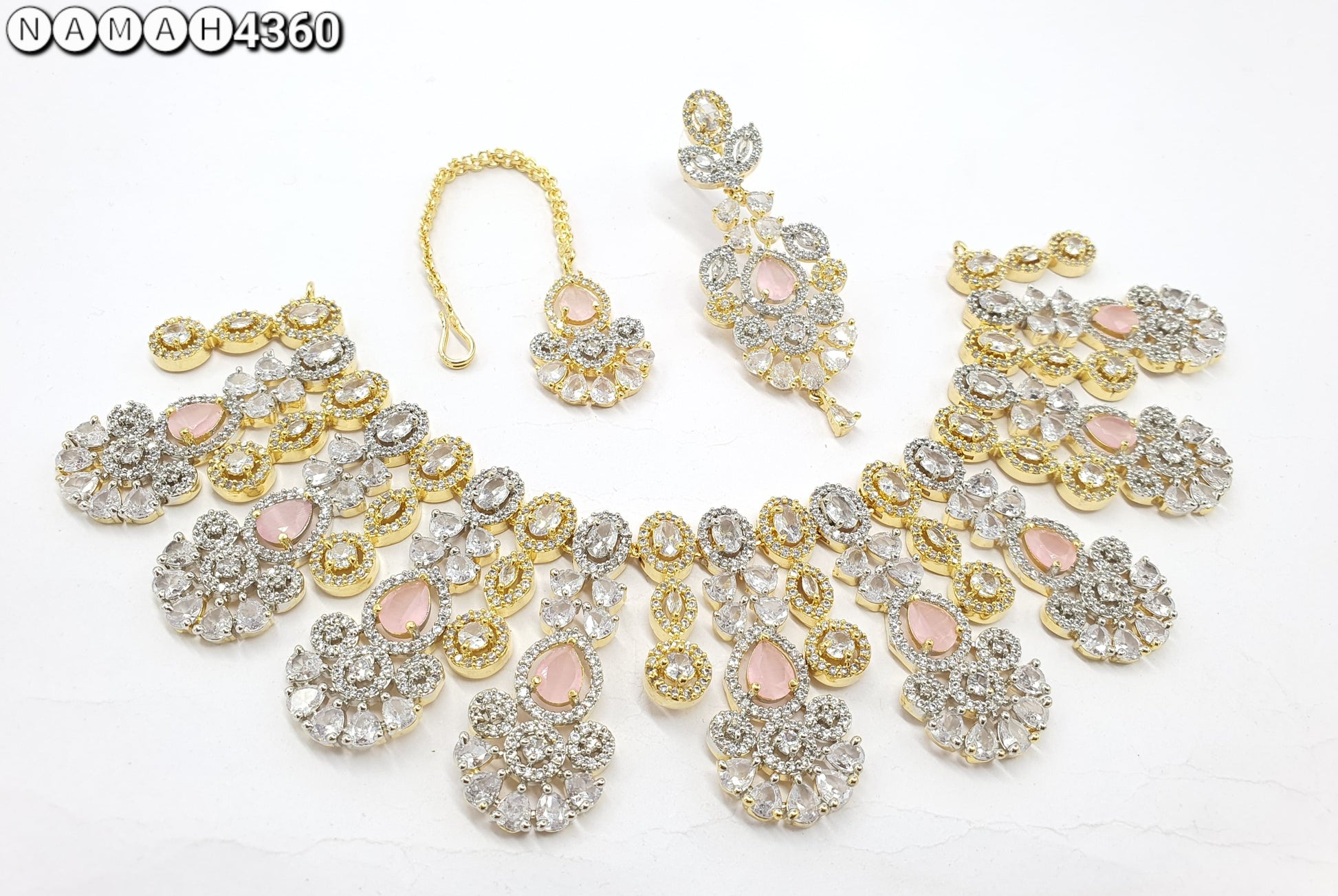 american diamond necklace Set