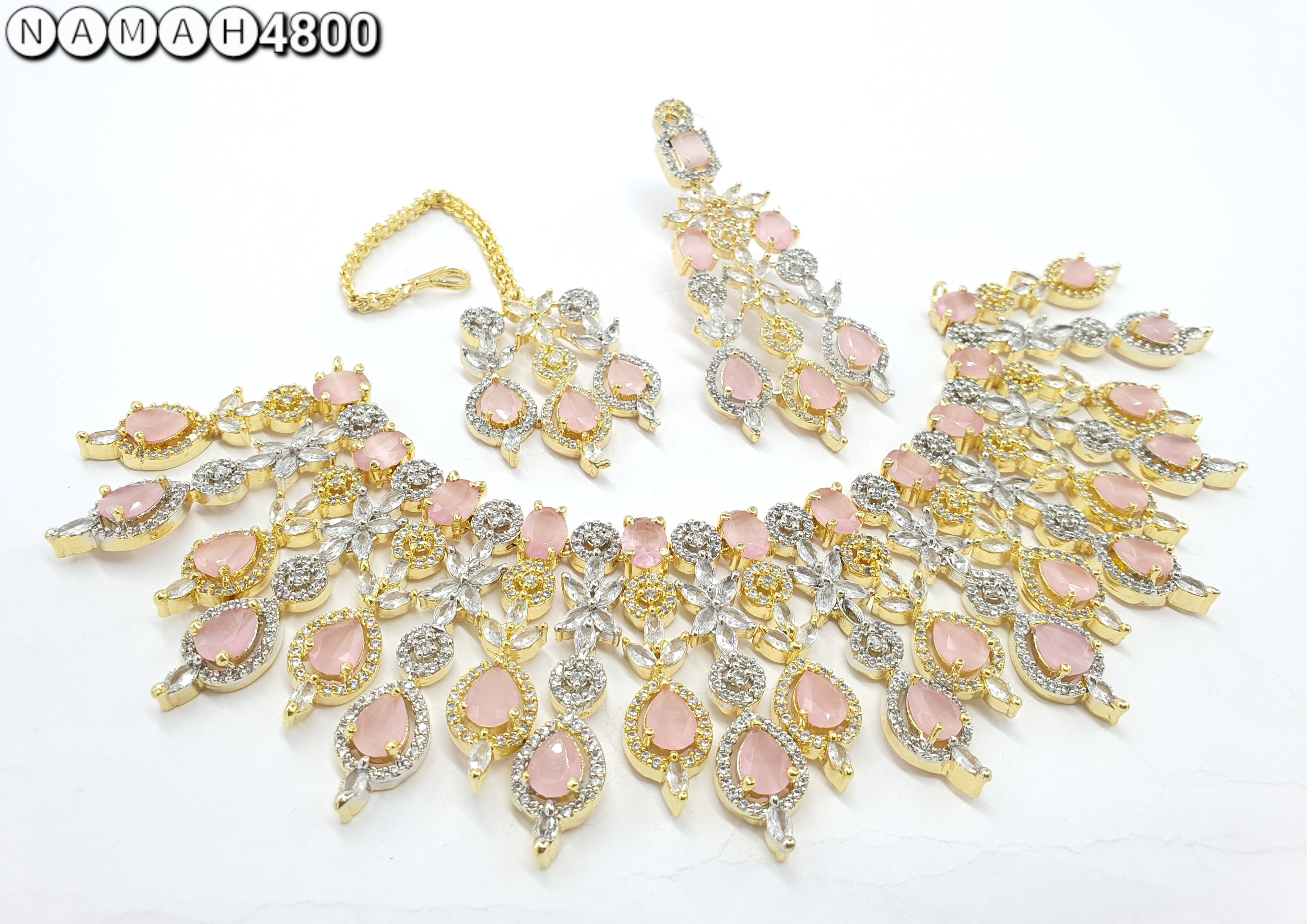 american diamond necklace Set