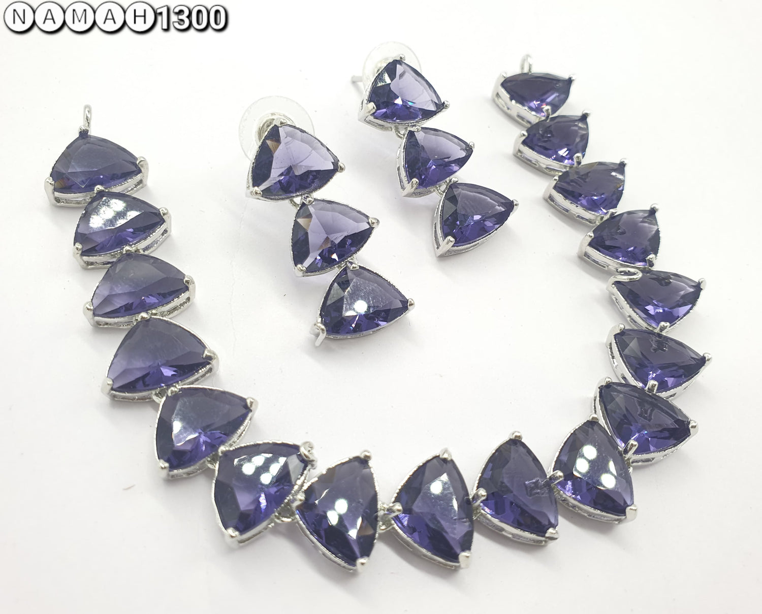 american diamond necklace Set