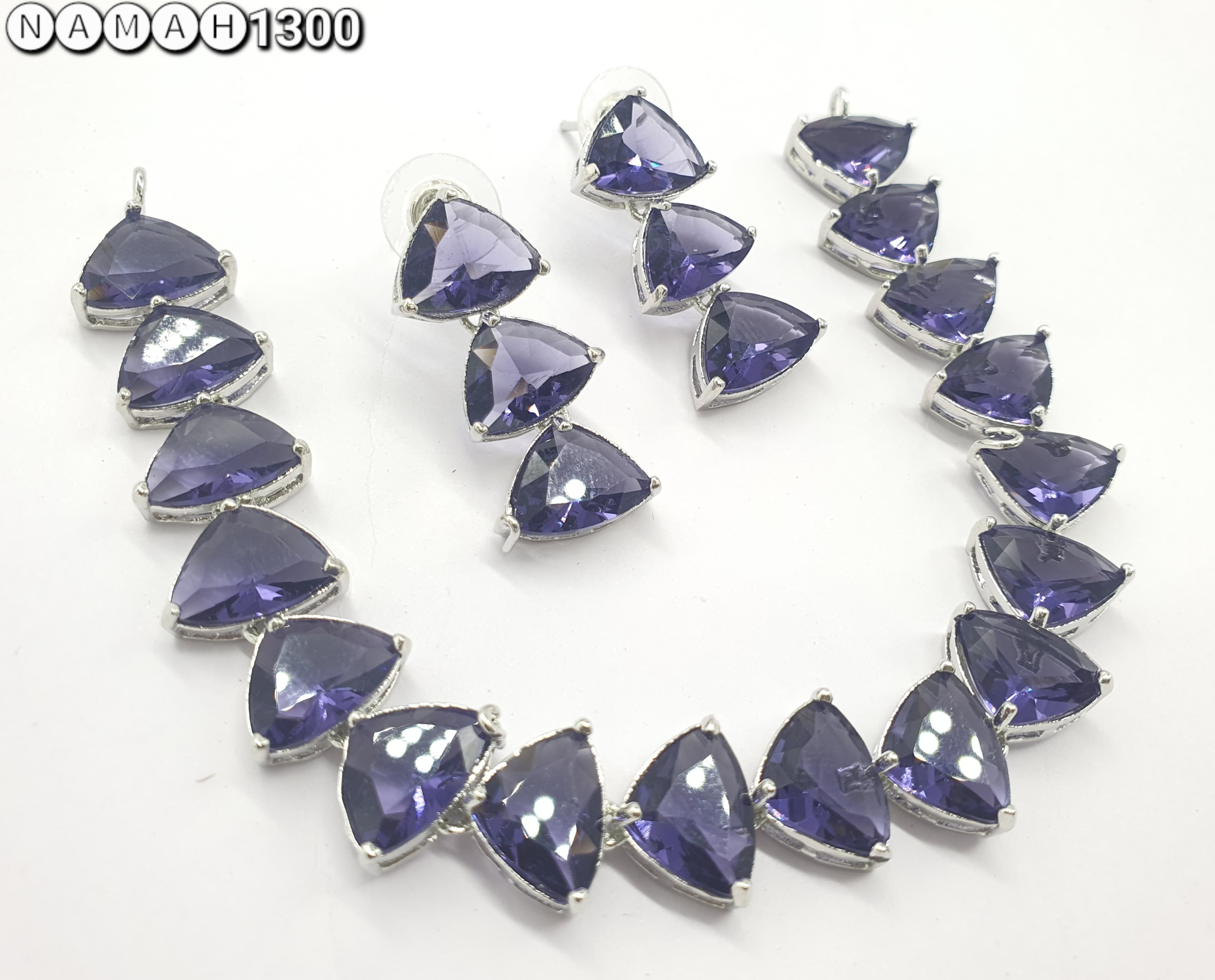 american diamond necklace Set