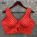 V Neck Cut Partywear Blouse