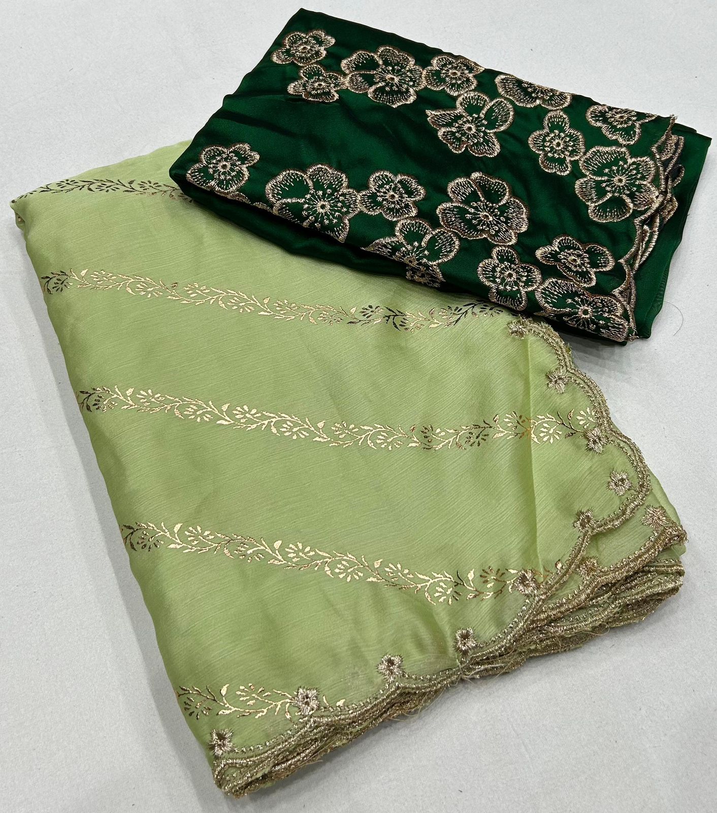Satin saree