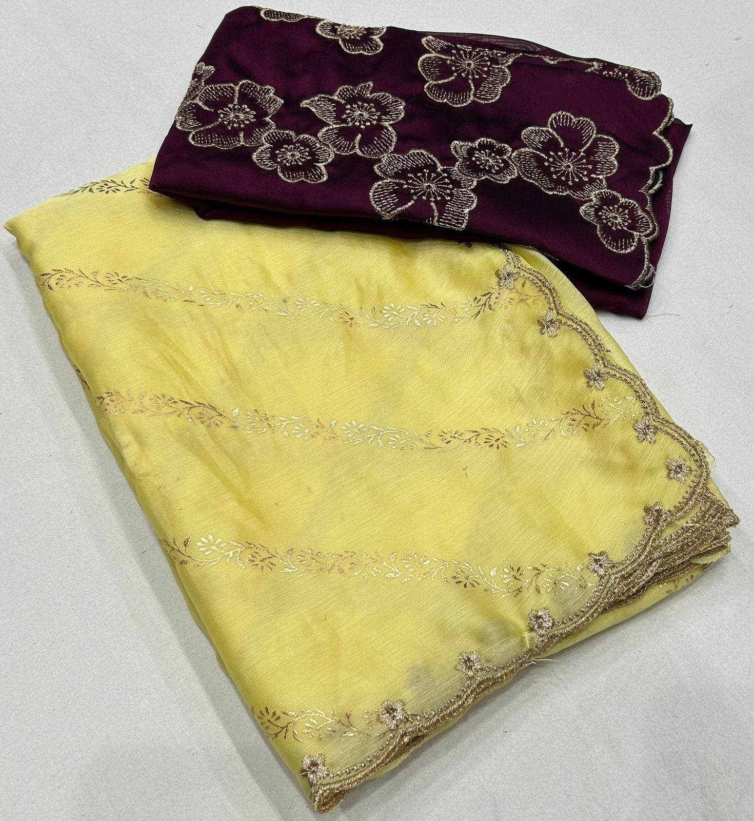 Satin saree