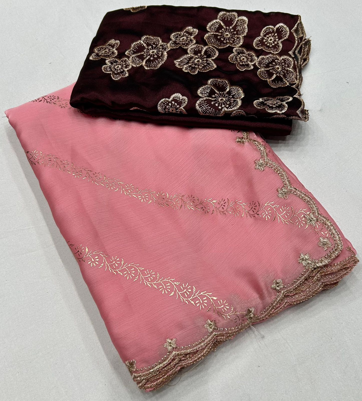 Satin saree