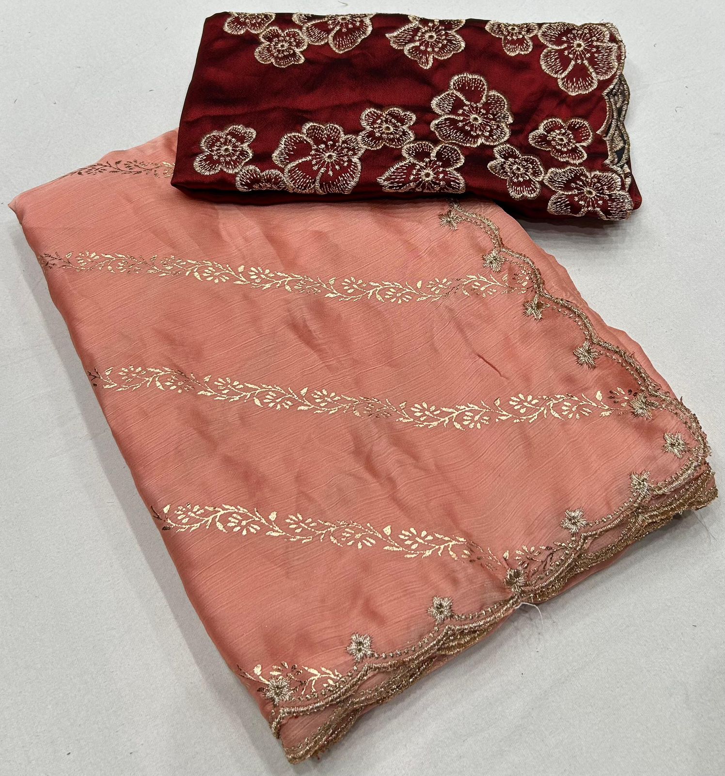 Satin saree