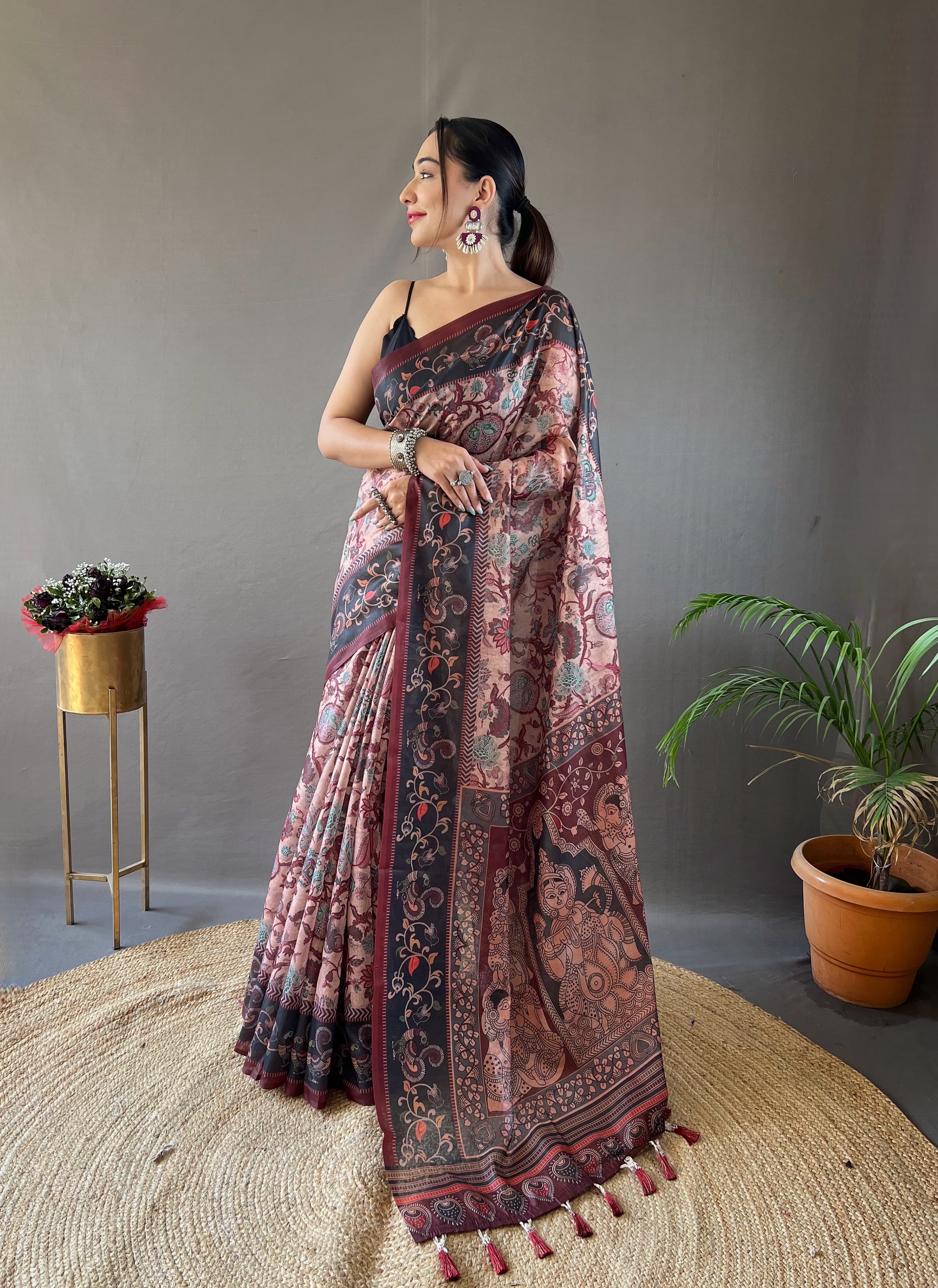 Kalamkari Saree
