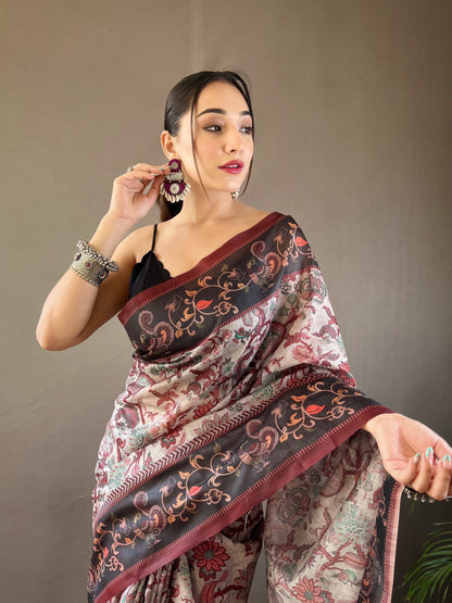 Kalamkari Saree