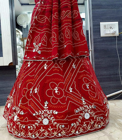 Bandhej Lehenga Choli