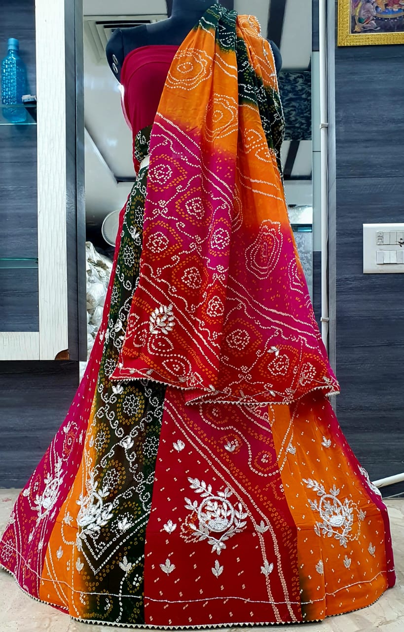 Bandhej Lehenga Choli
