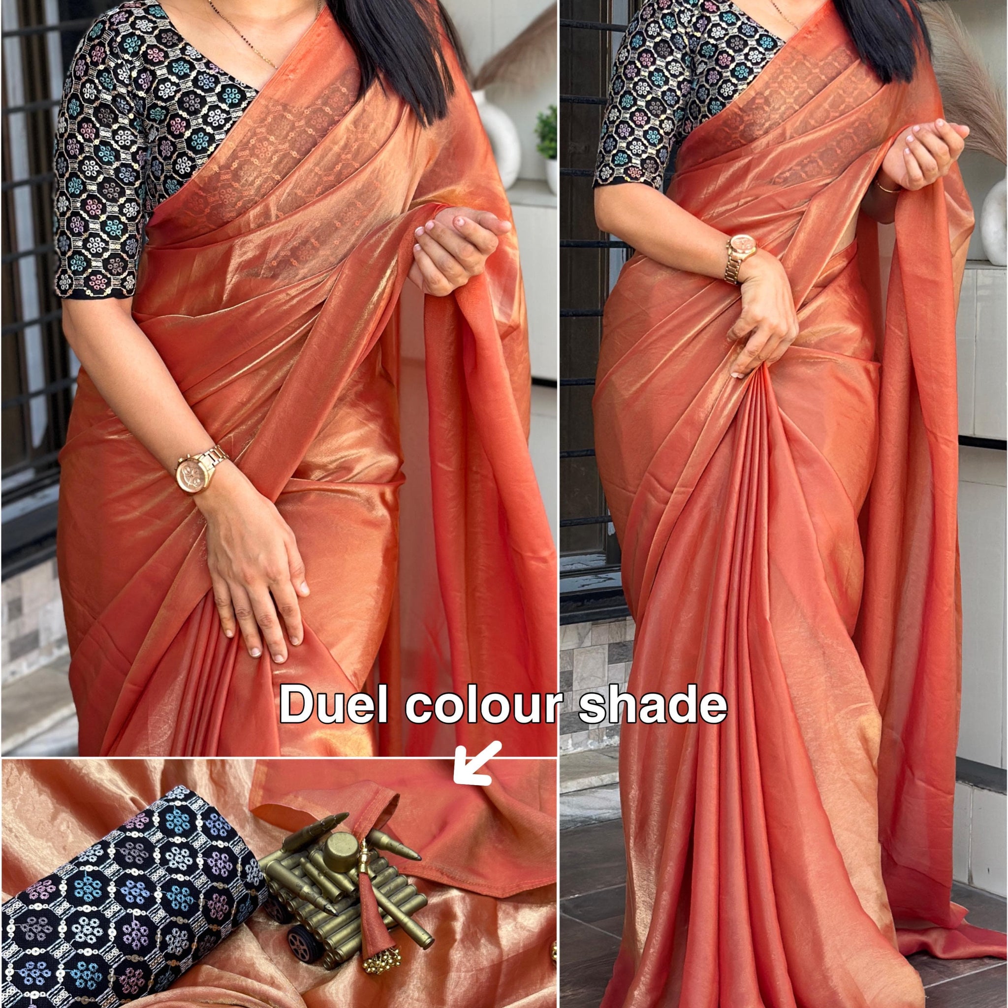 Satin Saree
