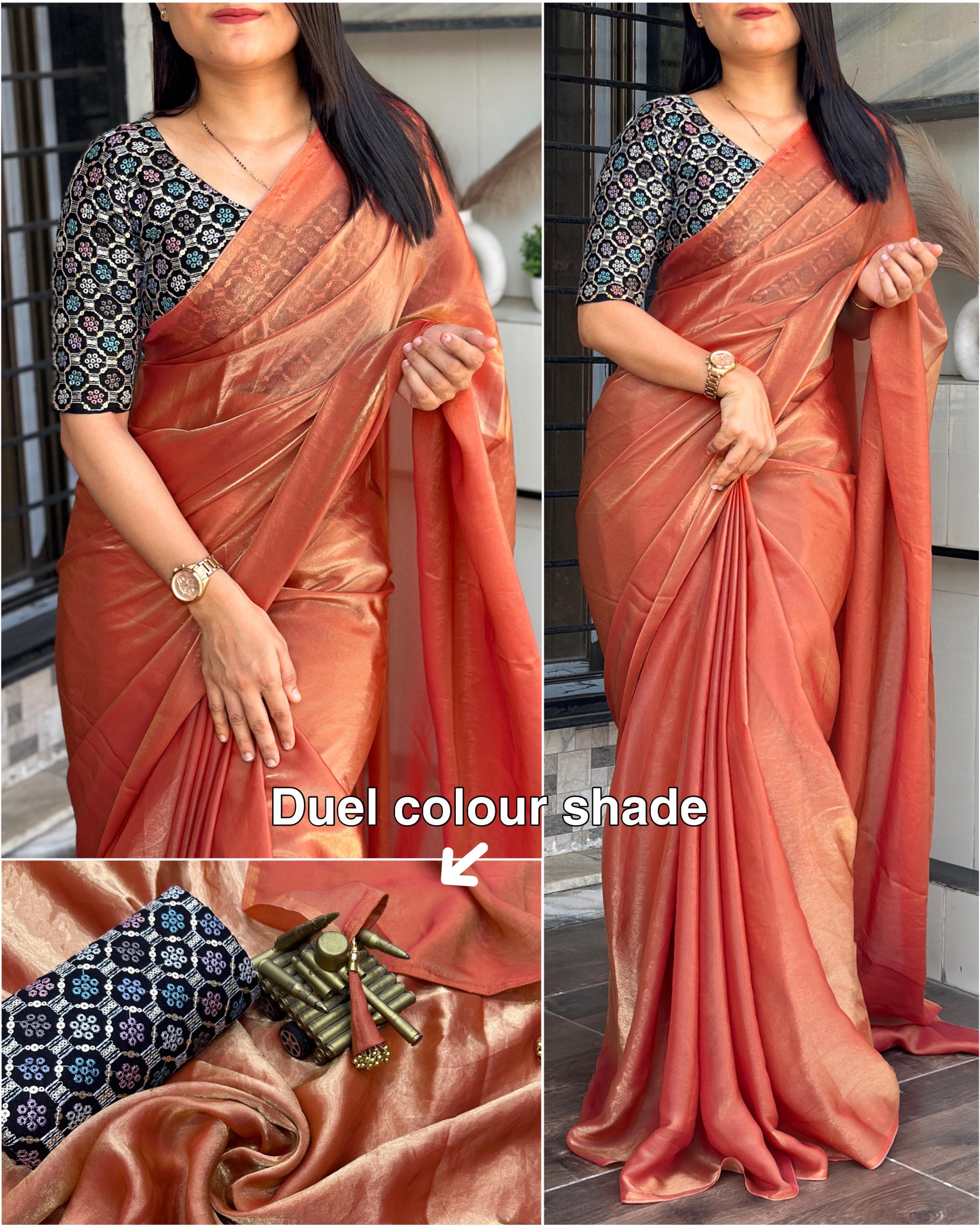 Satin Saree