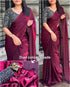 Satin Saree
