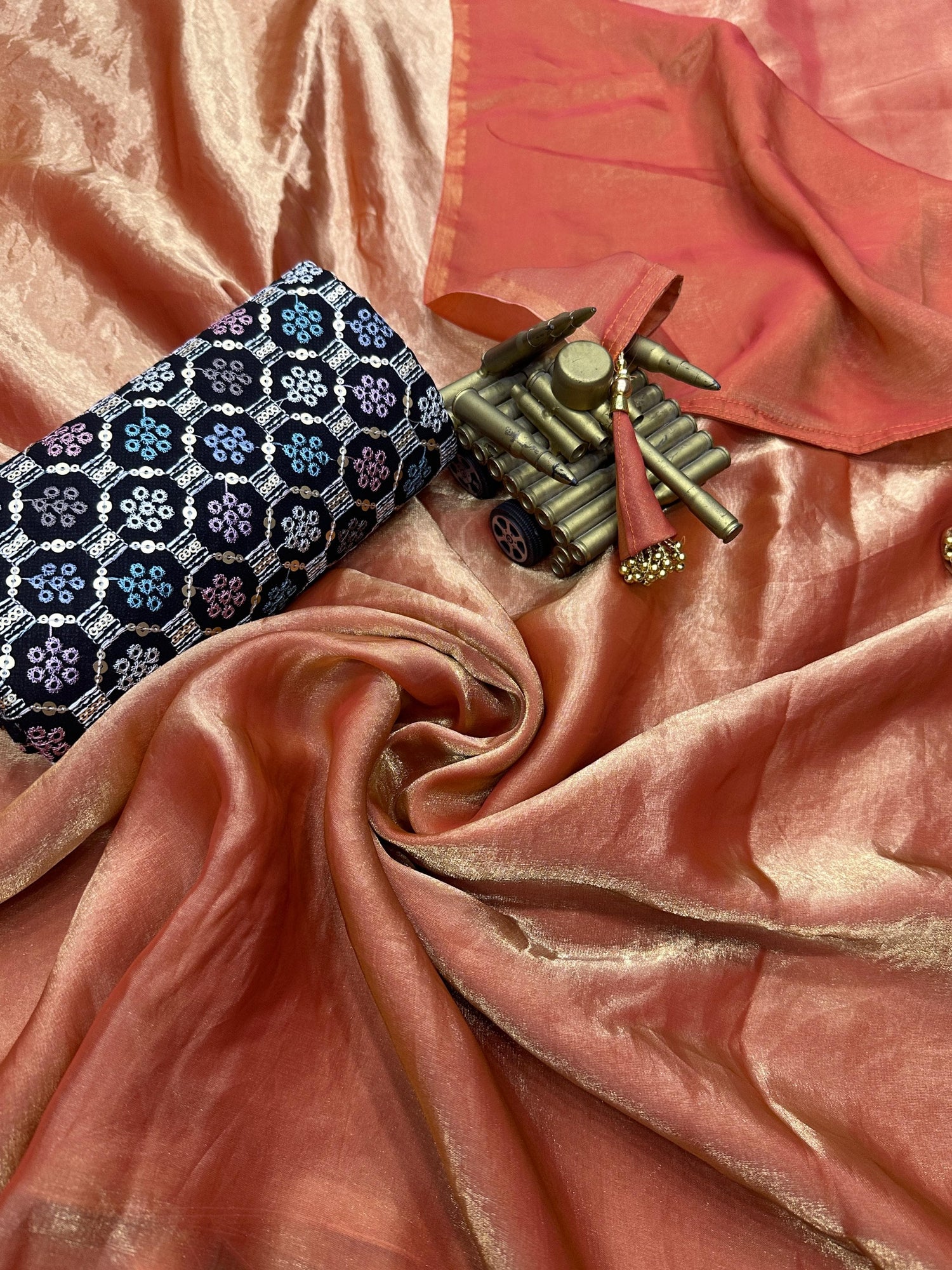 Satin Saree