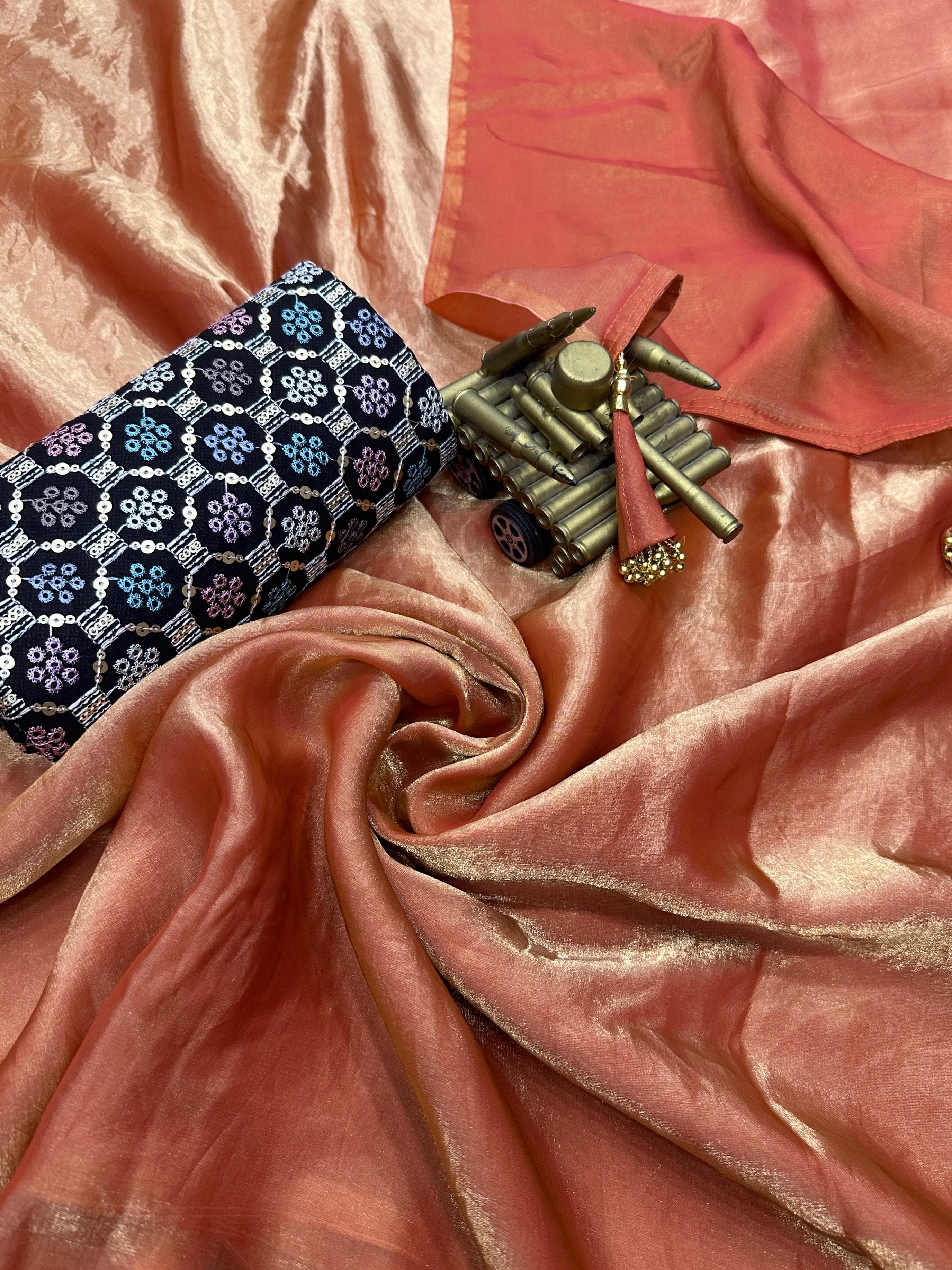 Satin Saree