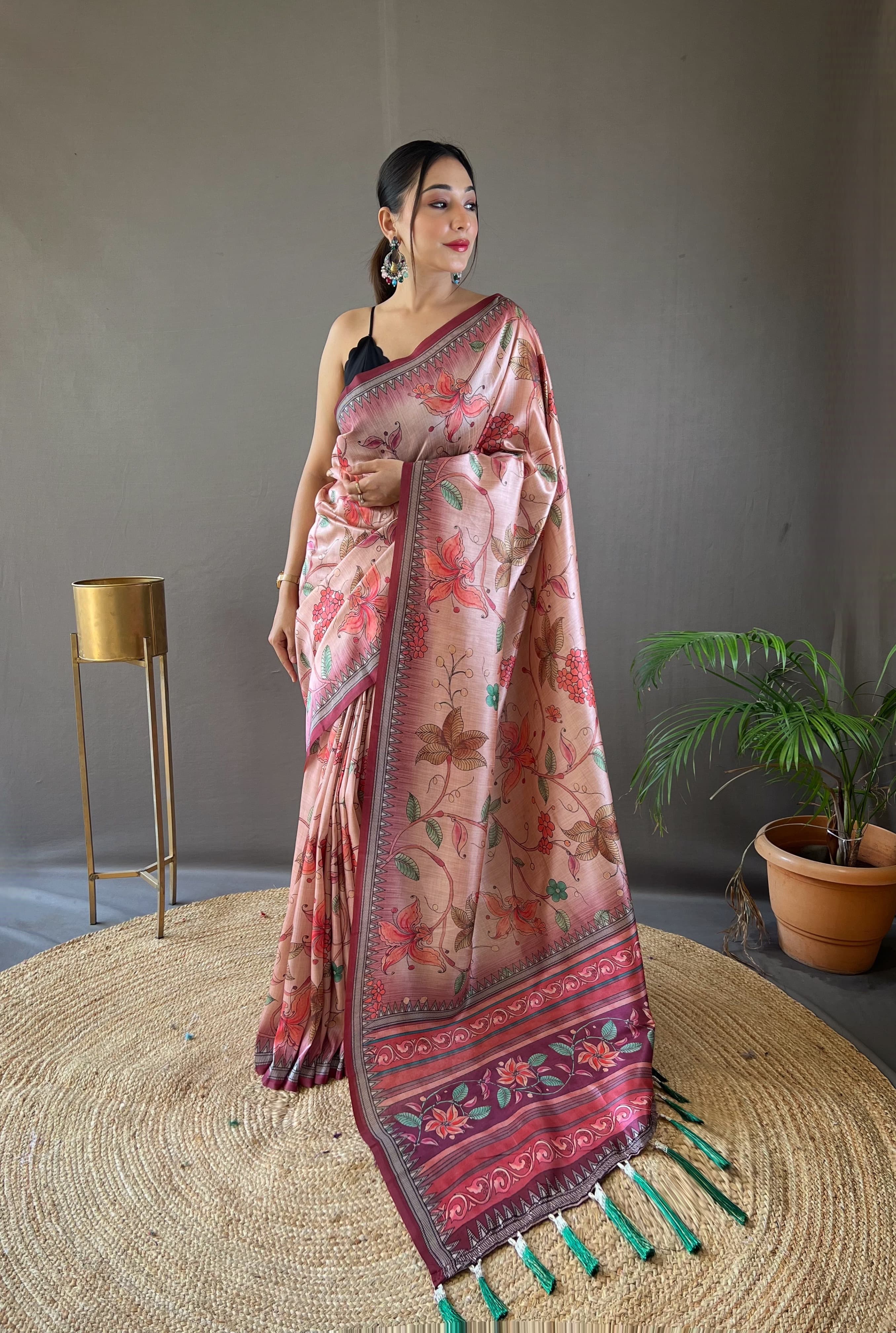 Szarna Silk Digital Printed Saree