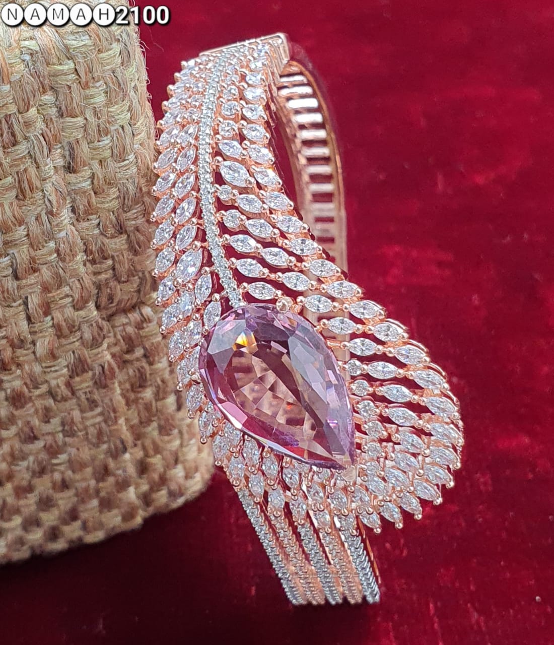 American Diamond Bracelet Set by Anant Exports Imitation Jewellery