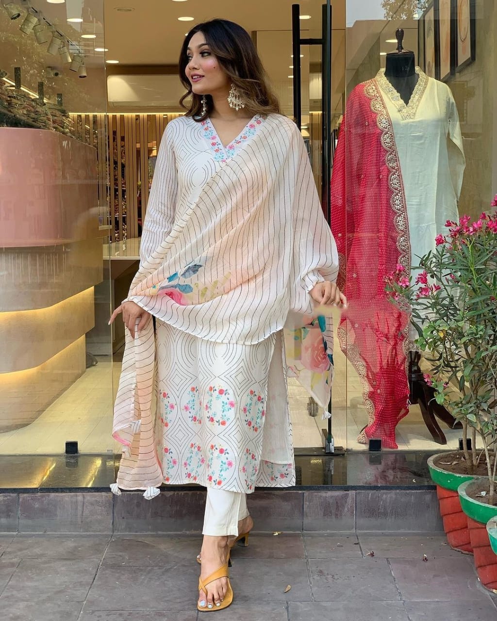 Buy Pure Cotton Salwar Suit Anant Exports Orgenza Suit