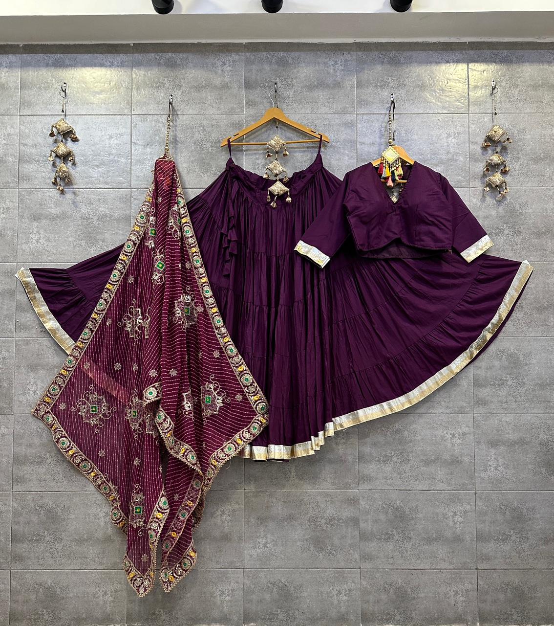 Cotton Lehenga Choli
