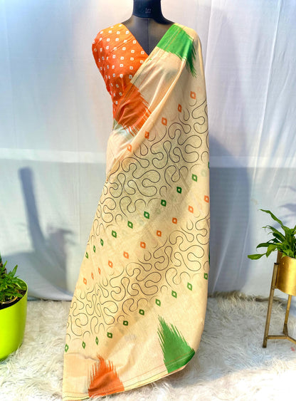 Tiranga Saree for Independence and Republic Day