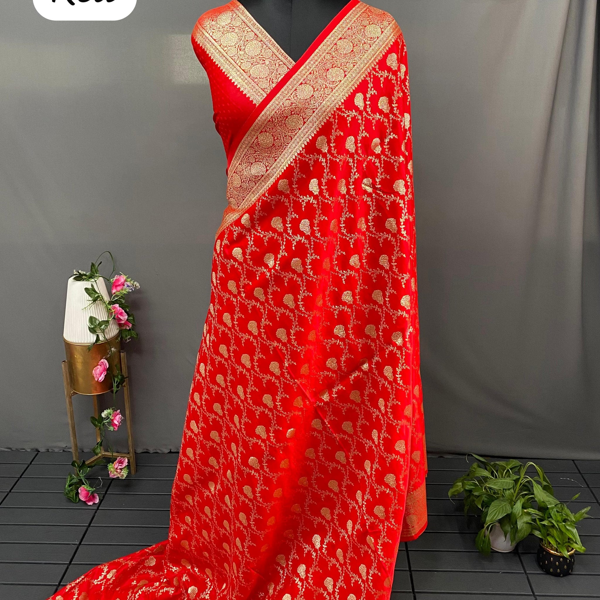 Satin Silk Sarees Saree