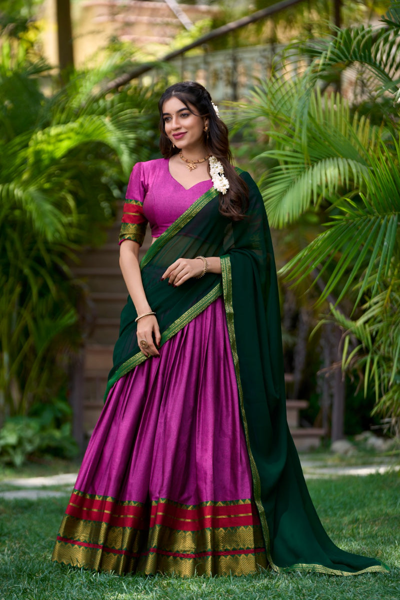 South Style Poly cotton Lehenga Choli