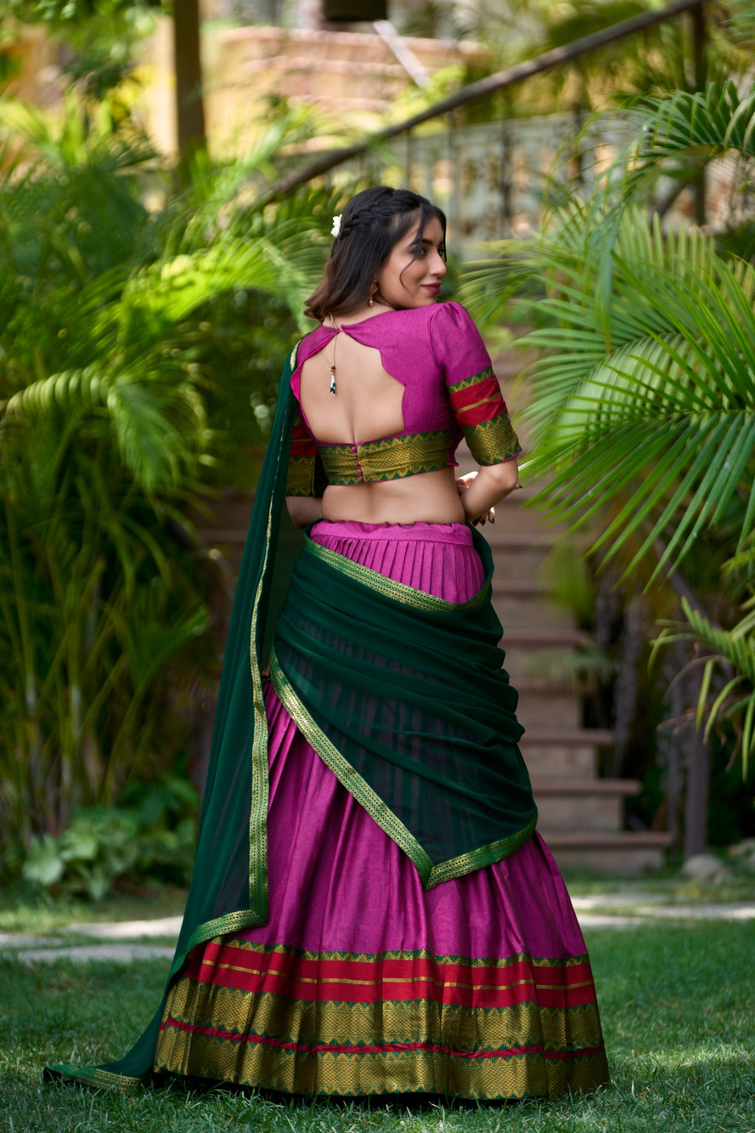 South Style Poly cotton Lehenga Choli