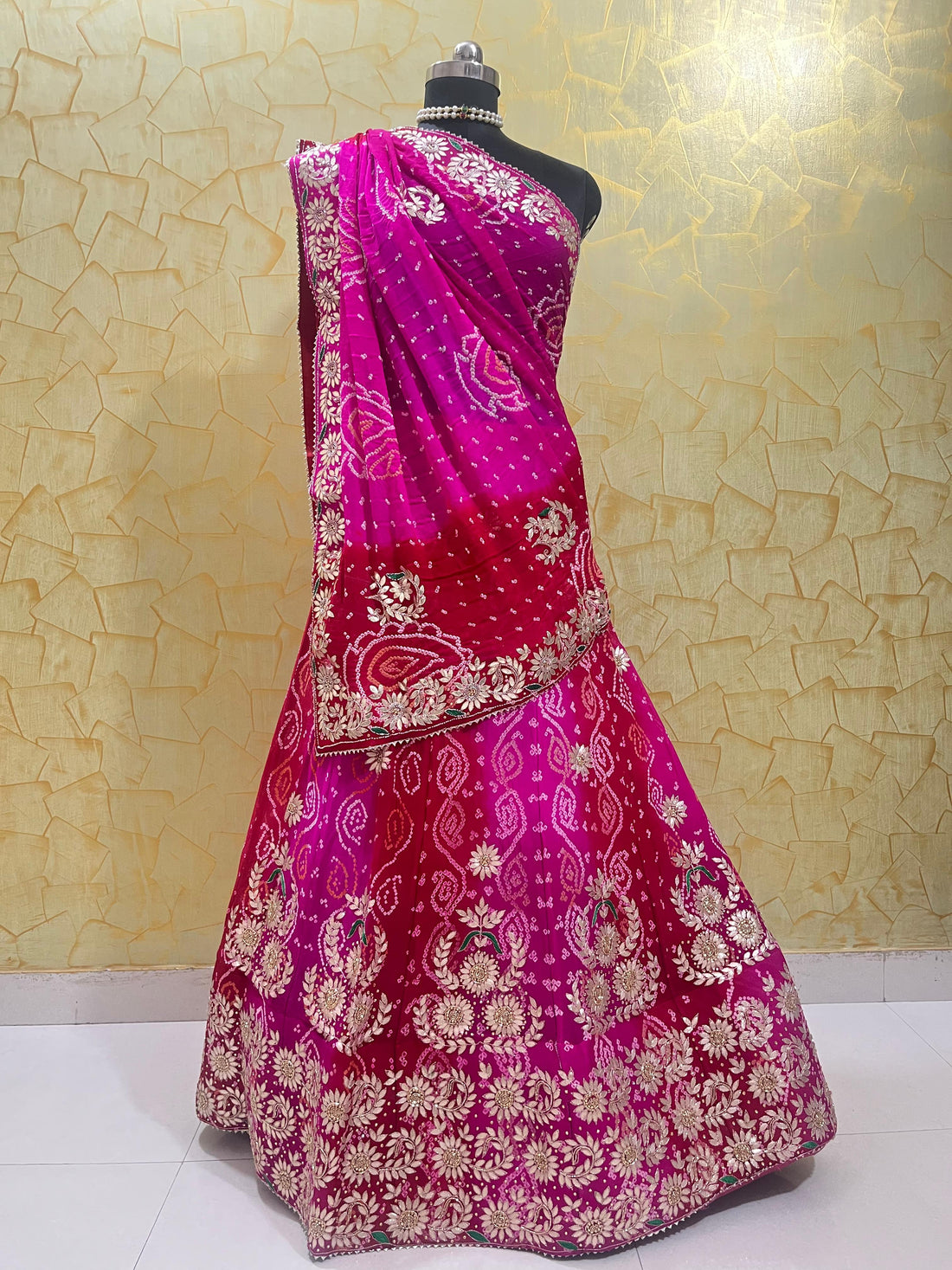 Rajasthani Traditional Lahariya Ojhariya Lahenga Choli