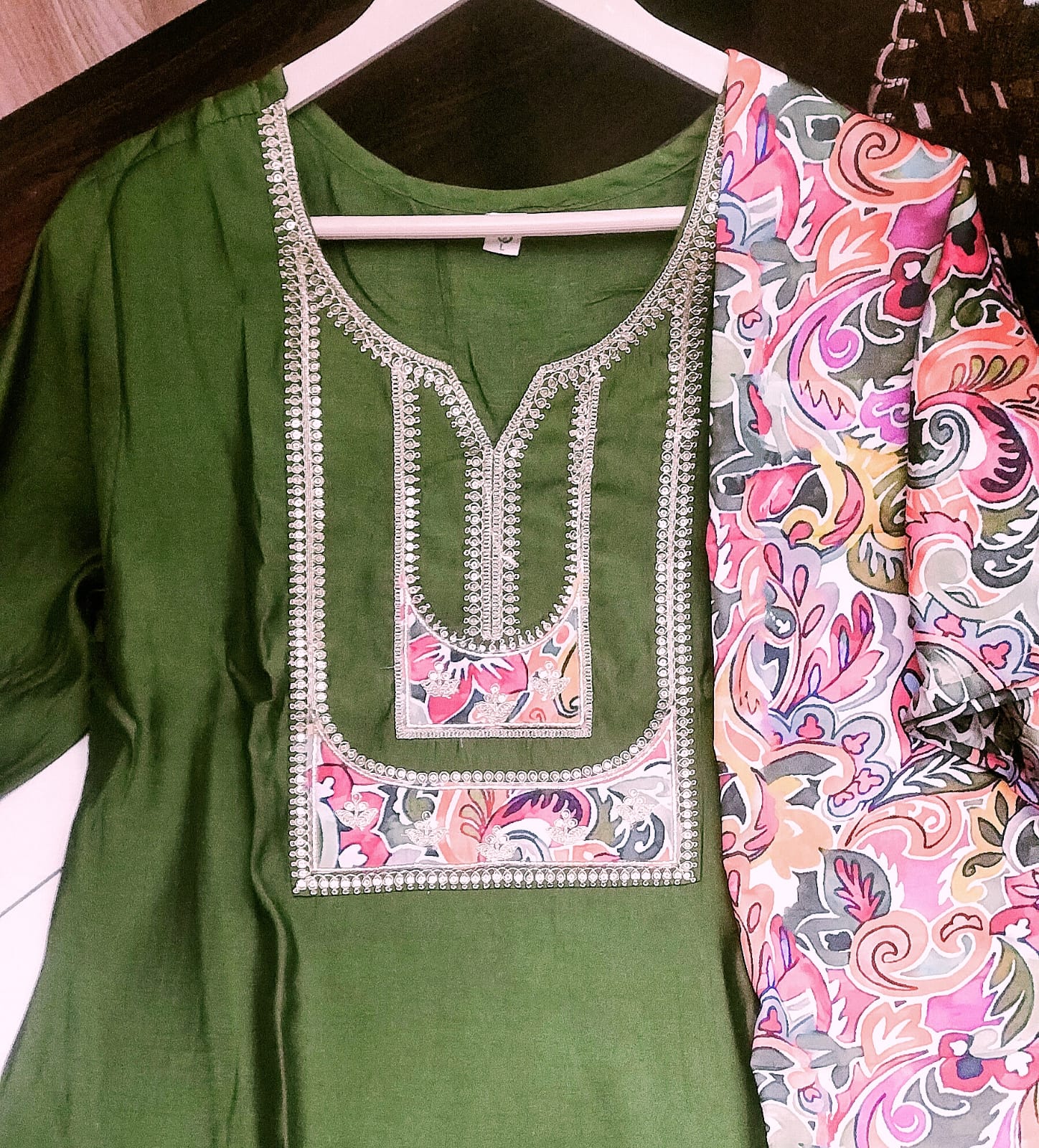 Women's Designer Party Wear Pure Reyon Chanderi Silk Salwar Suit